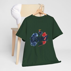 Camiseta gráfica del Mundial de Francia 2026, ropa para aficionados al fútbol francés, camiseta deportiva de estilo urbano. imagen 14