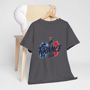 Camiseta gráfica del Mundial de Francia 2026, ropa para aficionados al fútbol francés, camiseta deportiva de estilo urbano. imagen 16