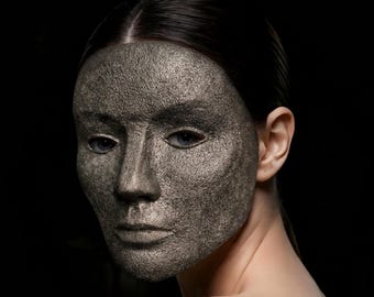 Incognito 3D Printed Mask, Unisex Human Face Mask, Creative Project Accessories, Minimalist Adult Mask Full Coverage, Collectors Gift