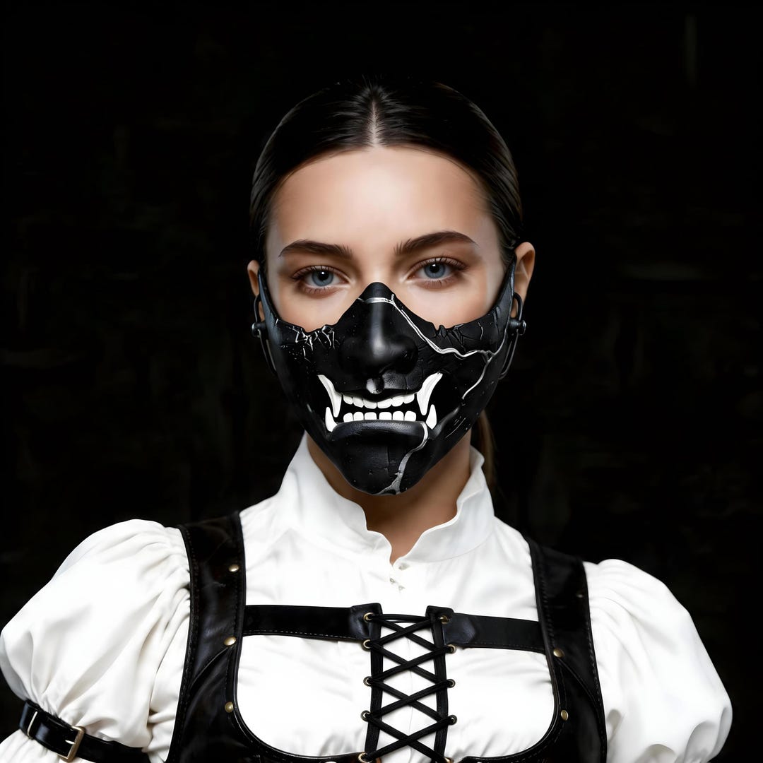 Humanware Mask Human Jaw Half Face Mask, Wearable Adult Mask, 3D Printed Costume ...