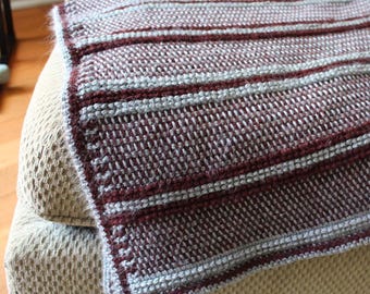 Tunisian Crochet No Loose Ends Blanket Pattern (PDF Pattern)
