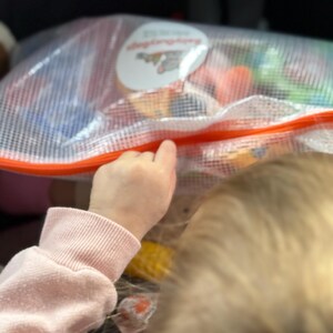 Toddler Busy Bag | Travel Activity Bag for Kids | Quiet Time Toy | Big Brother Big Sister Gift | Screen Free Toddler Activities image 7