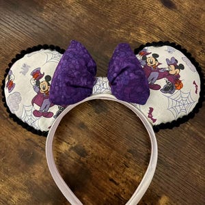 Halloween Minnie Mouse Ears, Disney World, Disneyland, Mickey Mouse