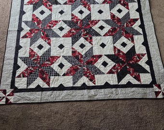 Music Theme Star Queen size quilt