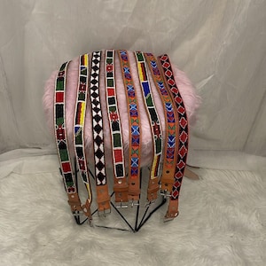 Cinturón de cuentas hecho a mano: diseño tribal
