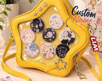 Summer Star Ita Bag – Kawaii Pastel Display Crossbody - Etsy display picture 1