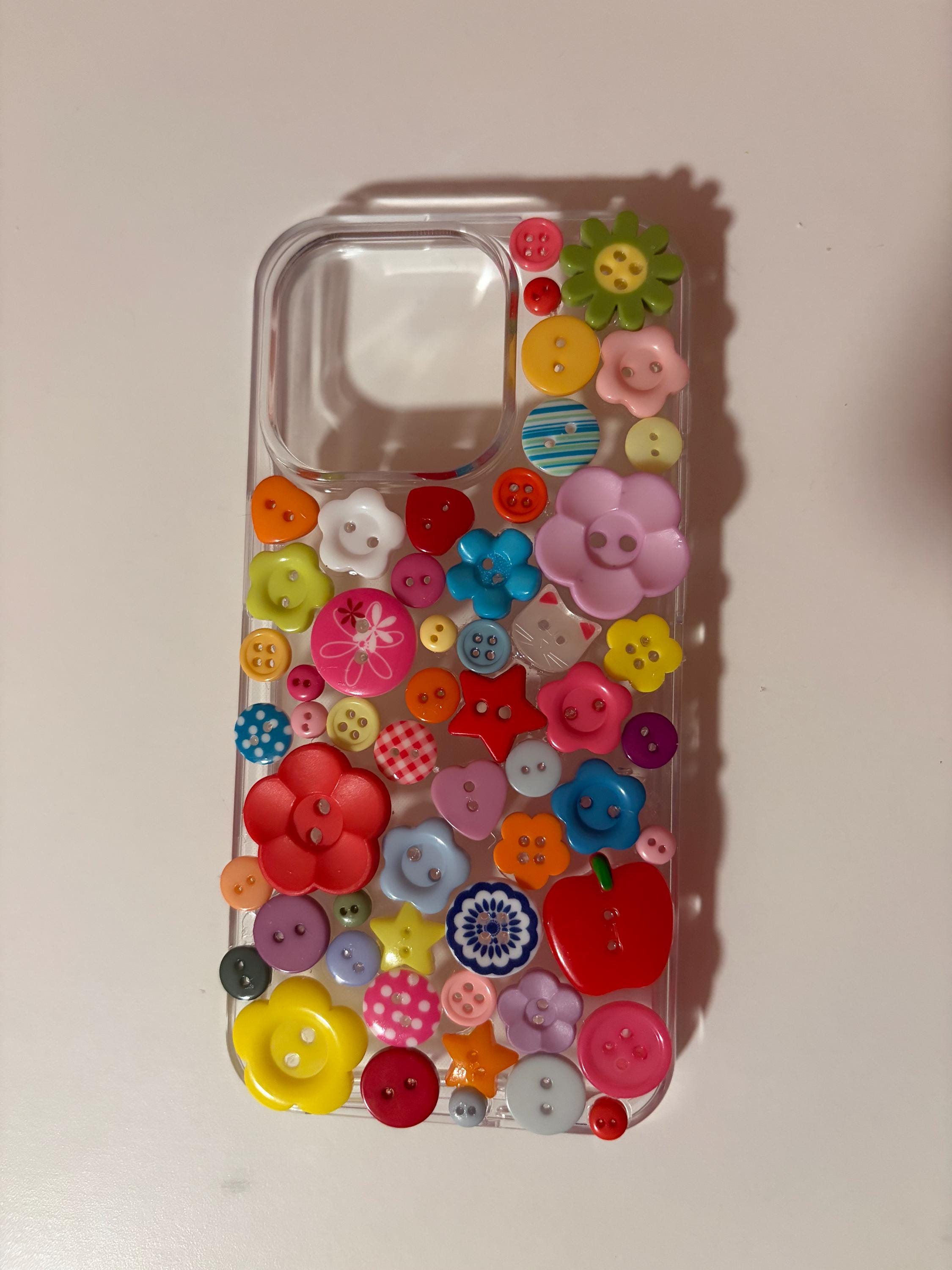 Custom Button Phone Case - Etsy