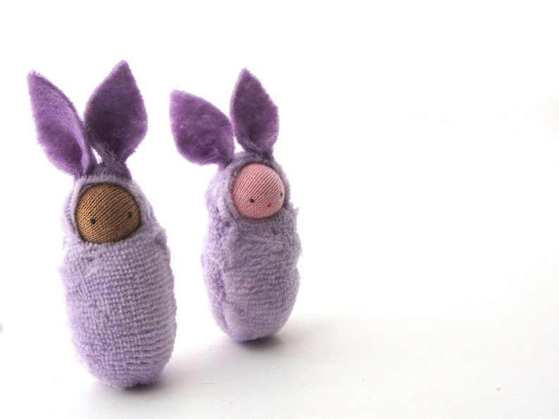 Easter bunny waldorf decor rabbit bunnies easter basket favor image 5