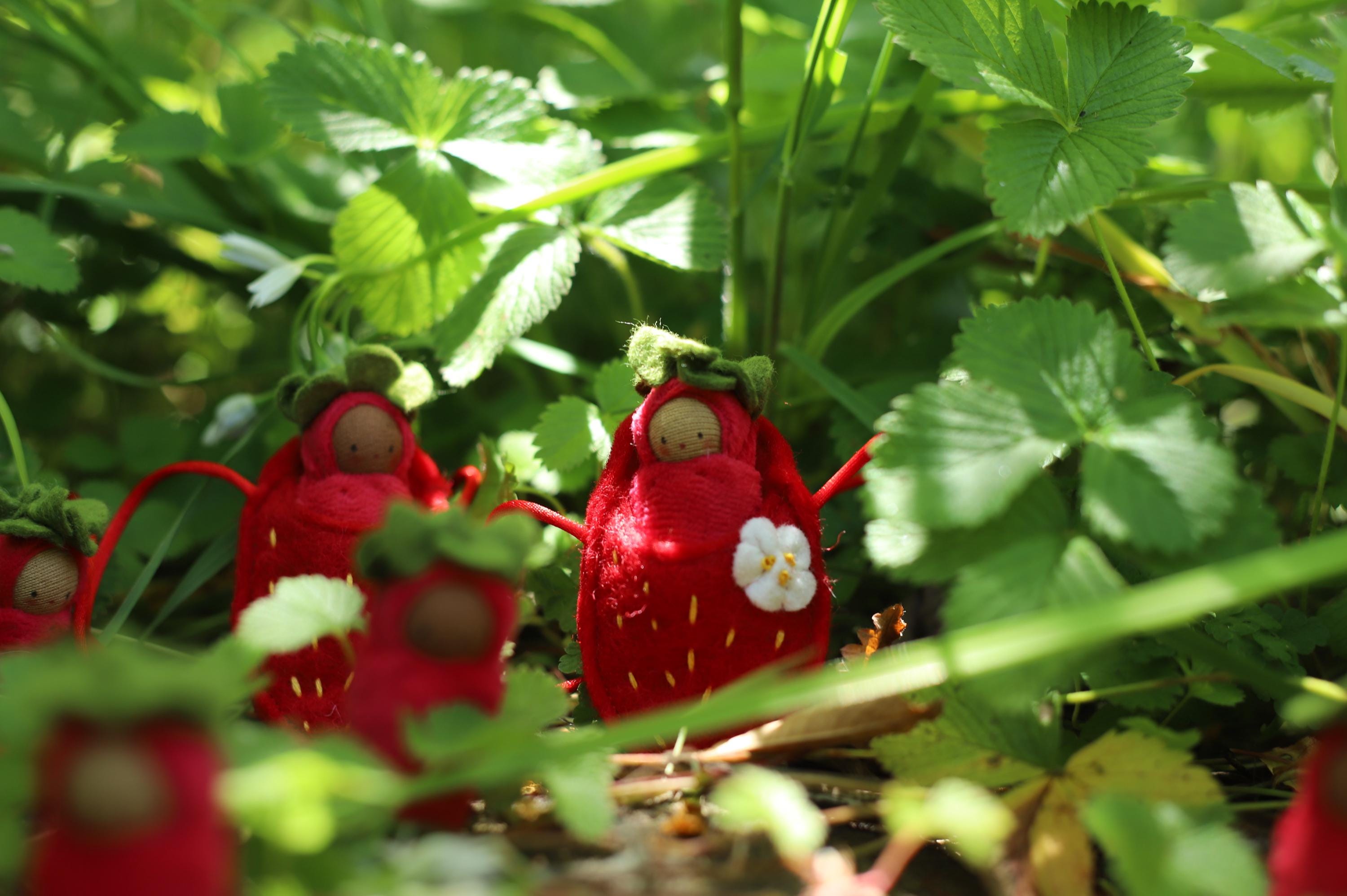 Red Strawberry Baby Necklace - Etsy