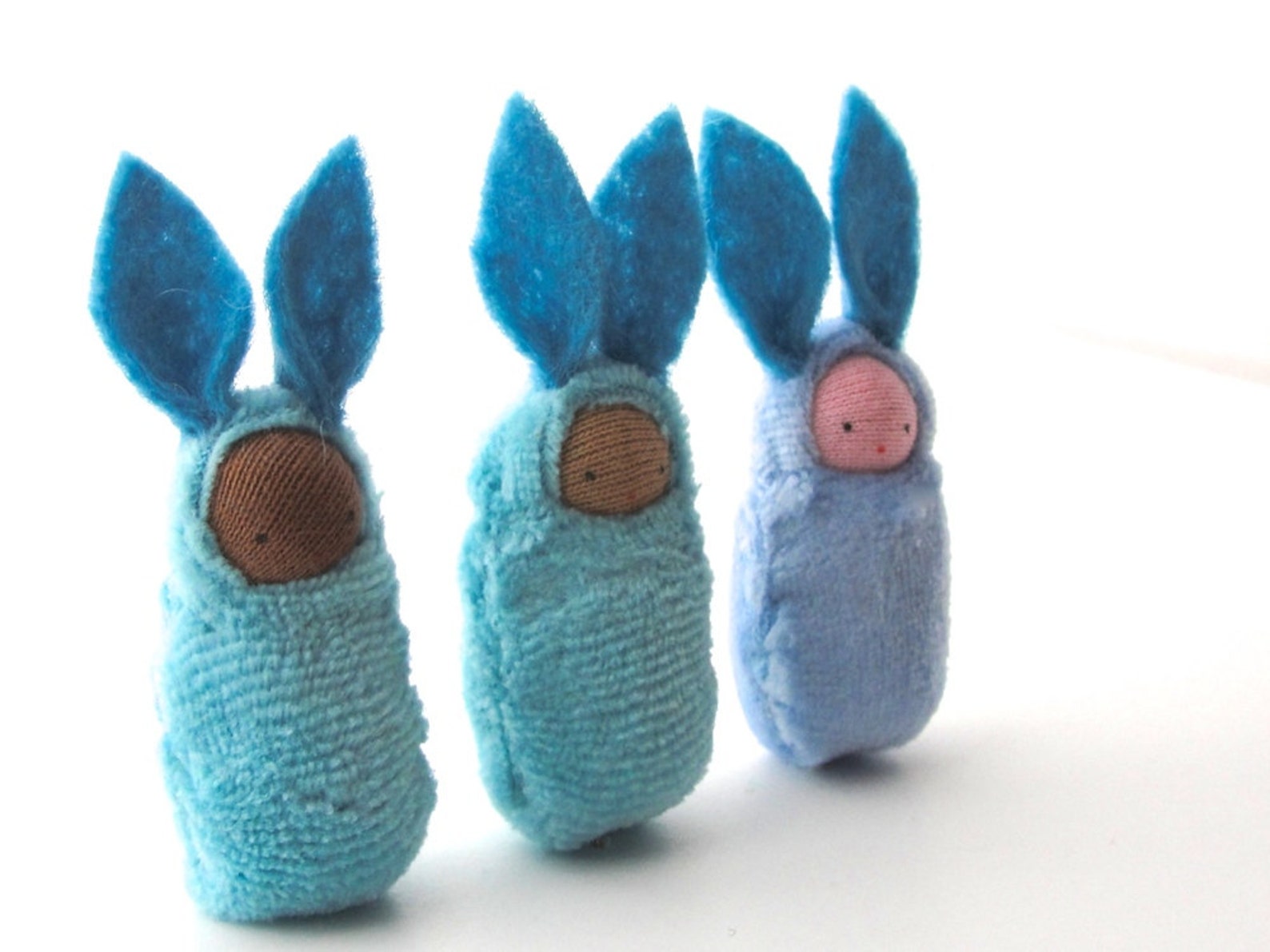 Easter Bunny Waldorf Decor Rabbit Bunnies Easter Basket Favor Etsy