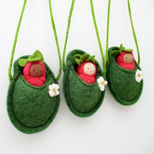 Green Strawberry Baby Necklace