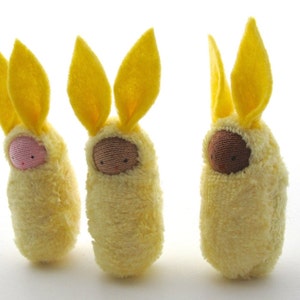 Easter bunny waldorf decor rabbit bunnies easter basket favor image 4
