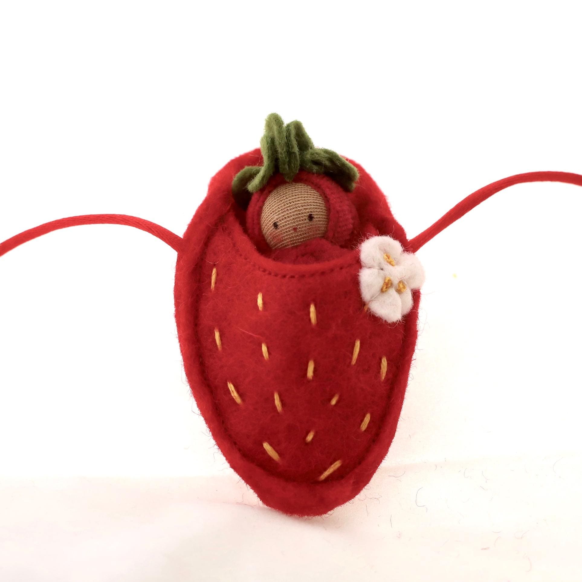 Red Strawberry Baby Necklace - Etsy