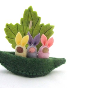Easter bunny waldorf decor rabbit bunnies easter basket favor image 7