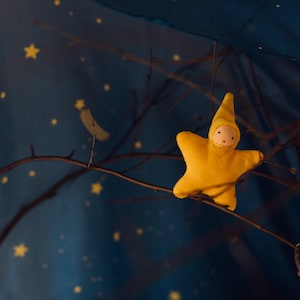 Small Star Doll // waldorf doll // soft doll // pocket doll // waldorf toy // cloth doll // multicultural doll // textile doll // small doll image 15