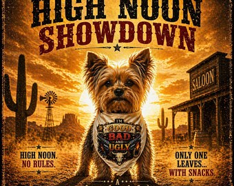 Good Bad Ugly Dog Bandana – Western Style