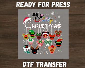 Disney Christmas Ready For Press DTF Transfer, Mickey an Friends Christmas Dtf, Merry Christmas Dtf, Mickey Sweet Snacks Cookies Xmas Dtf