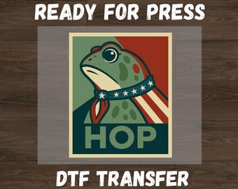 Portland Frog Hop DTF Transfers, USA Flag Frog Dtf Transfers, Protest Shirt Designs, Anti ICE Ready to Press Heat Transfer, Resist Dtf Print