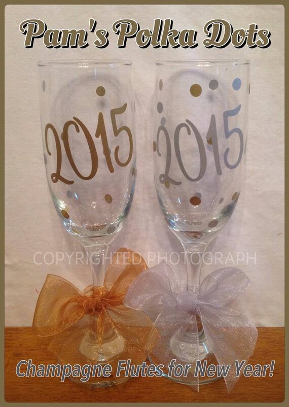New Year's Eve 2021 2022 2023 CHAMPAGNE FLUTE Toasting | Etsy