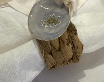 Shell Napkin Rings Set of 8