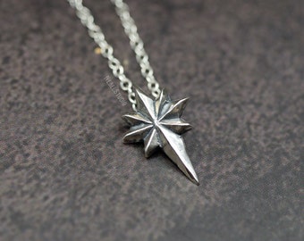 Star pendant Ad Astra small size silver bronze