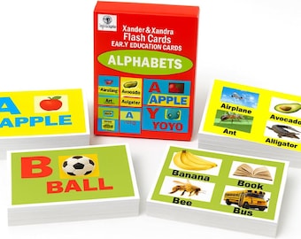 Alphabet Flash Cards for Toddlers – Waterproof ABC Learning