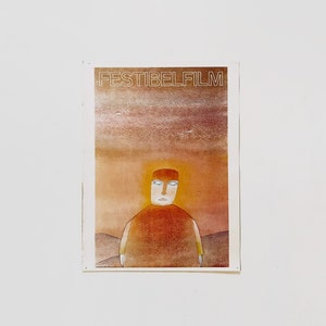 Vintage Jean-Michel Folon Poster Festibelfilm French Wall Art Print