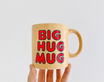 Vintage 80's FTD Ceramic Big Hug Mug True Detective T.V. Series FTD Collectible Prop HBO Mcconaughey Easter Egg