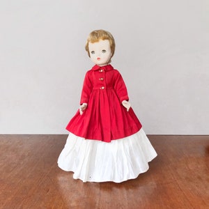 Vintage 1950 18 &quot;Madame Alexander Cissy Faced Binnie Walker Puppe mit Assorted Kleidung Blau Tag wie gefunden