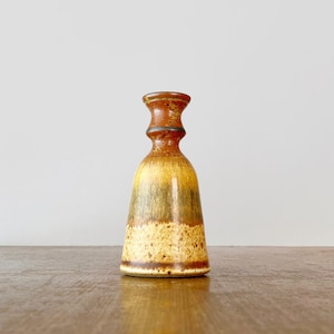 Vintage Circa 1980's Marked / Signed Ceramic Studio Pottery Vase / Weed Pot