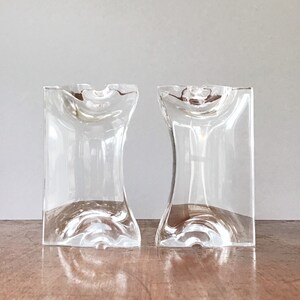 Vintage Astrolite Acrylic / Lucite Bookends by Ritts L.A. Organic Sculptural Modern 70's Chic image 3