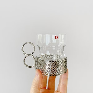 Single Vintage iittala Tsaikka Glasses Timo Sarpaneva Design Mid Century Finnish / Scandinavian Glass Seven (7) Available