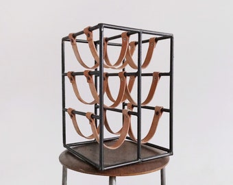 Vintage Iron bottle rackWine rack-1960s