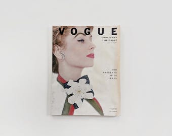 Vintage Vogue Magazine November 1952 50's Mid Century Suzy Parker Kupka Norman Parkinson Prigent Horst Coffin Mclaughlin