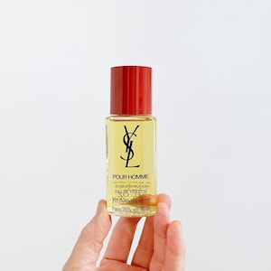 Vintage 60ml 2fl oz YSL Pour Homme Paris French Eau De Toilette Scent Fragrance For Men Original 1971 Chaillan France Yves Saint Laurent