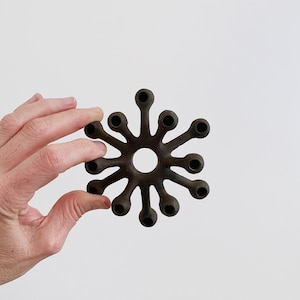 1960s DANSK スパイダー キャンドルホルダー 鋳鉄 ミッド