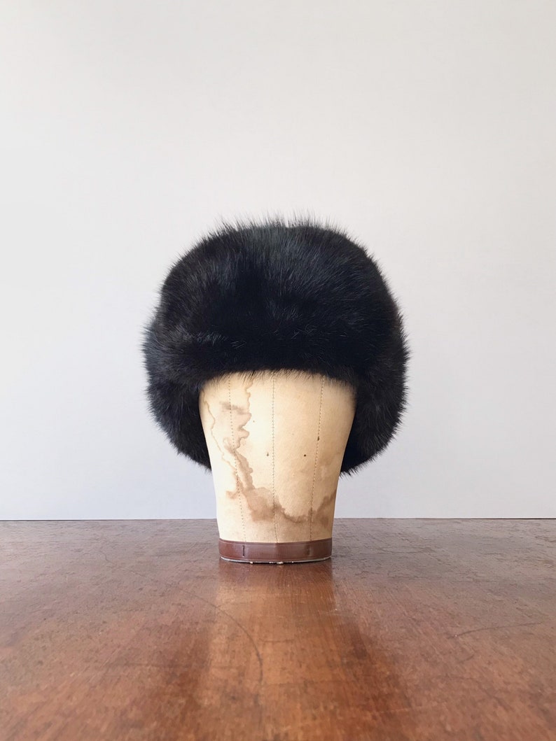 Vintage Russian Ushanka / Bomber / Trapper Style Black Beaver - Etsy