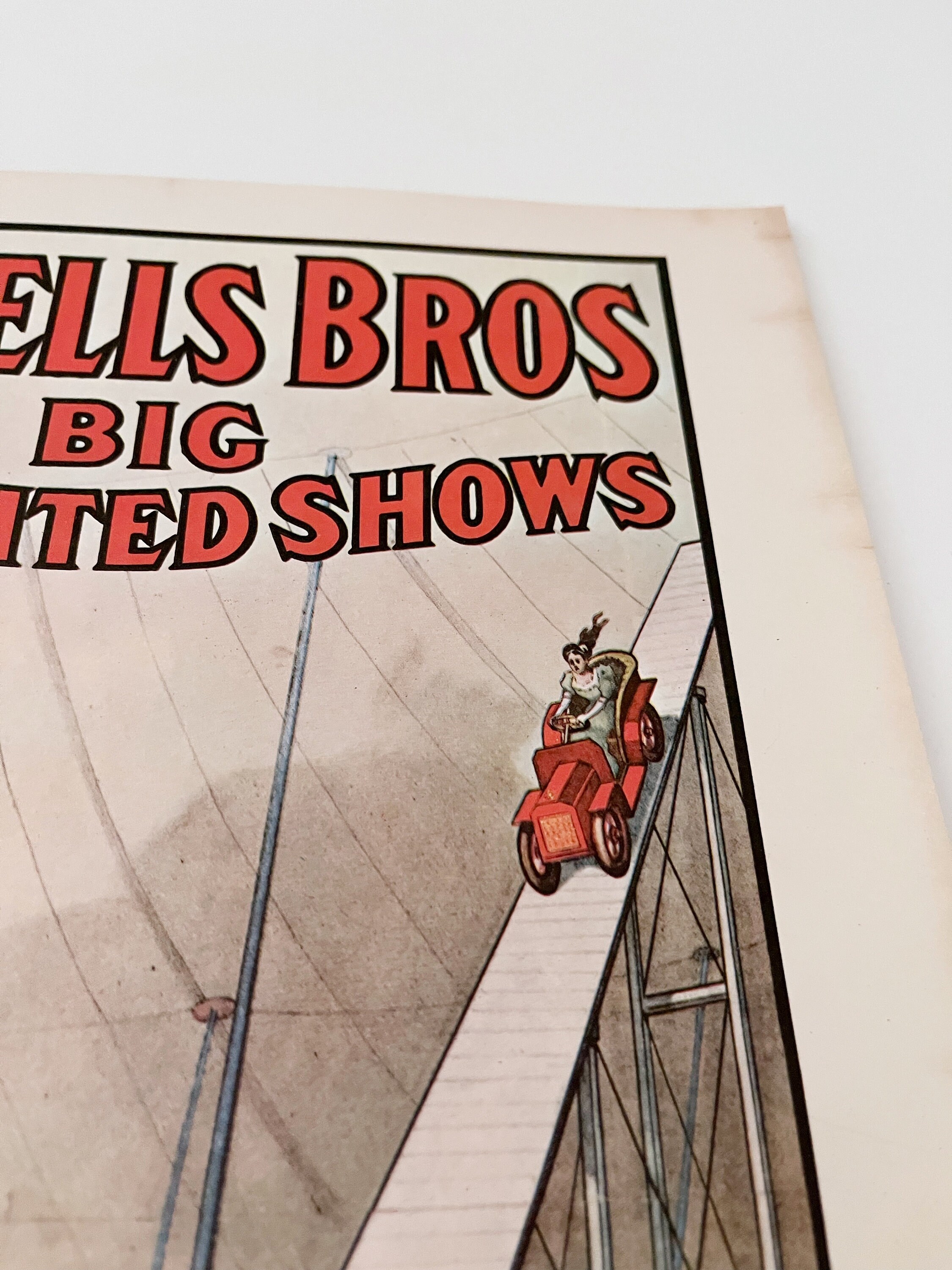 Original Vintage 1960 Adam Forepaugh & Sells Bros Big United Shows