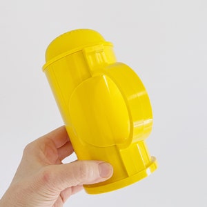 Vintage Dansk Designs Gunnar Cyren Mod Yellow Large Plastic Shaker Circa 1980's image 3