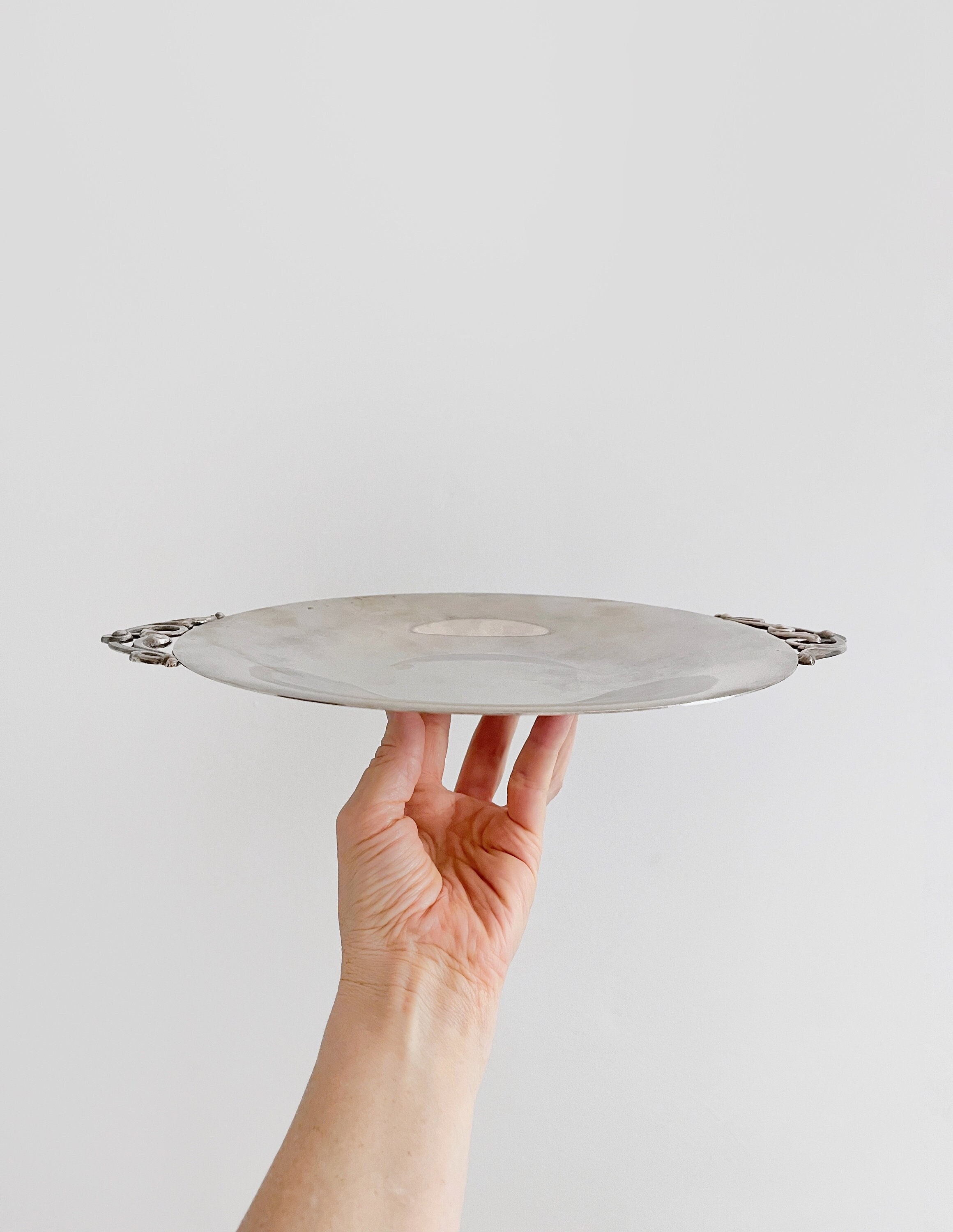 ヴィンテージ シルバープレート トレイ / ディッシュ シルバー