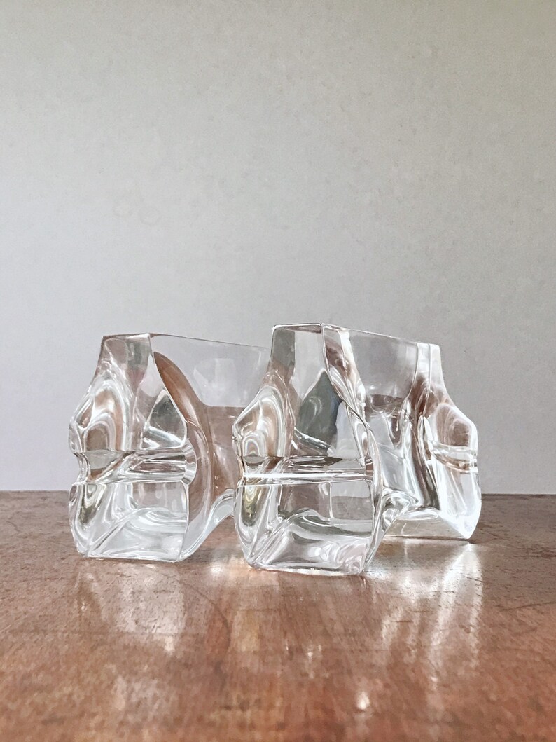 Vintage Astrolite Acrylic / Lucite Bookends by Ritts L.A. Organic Sculptural Modern 70's Chic image 6