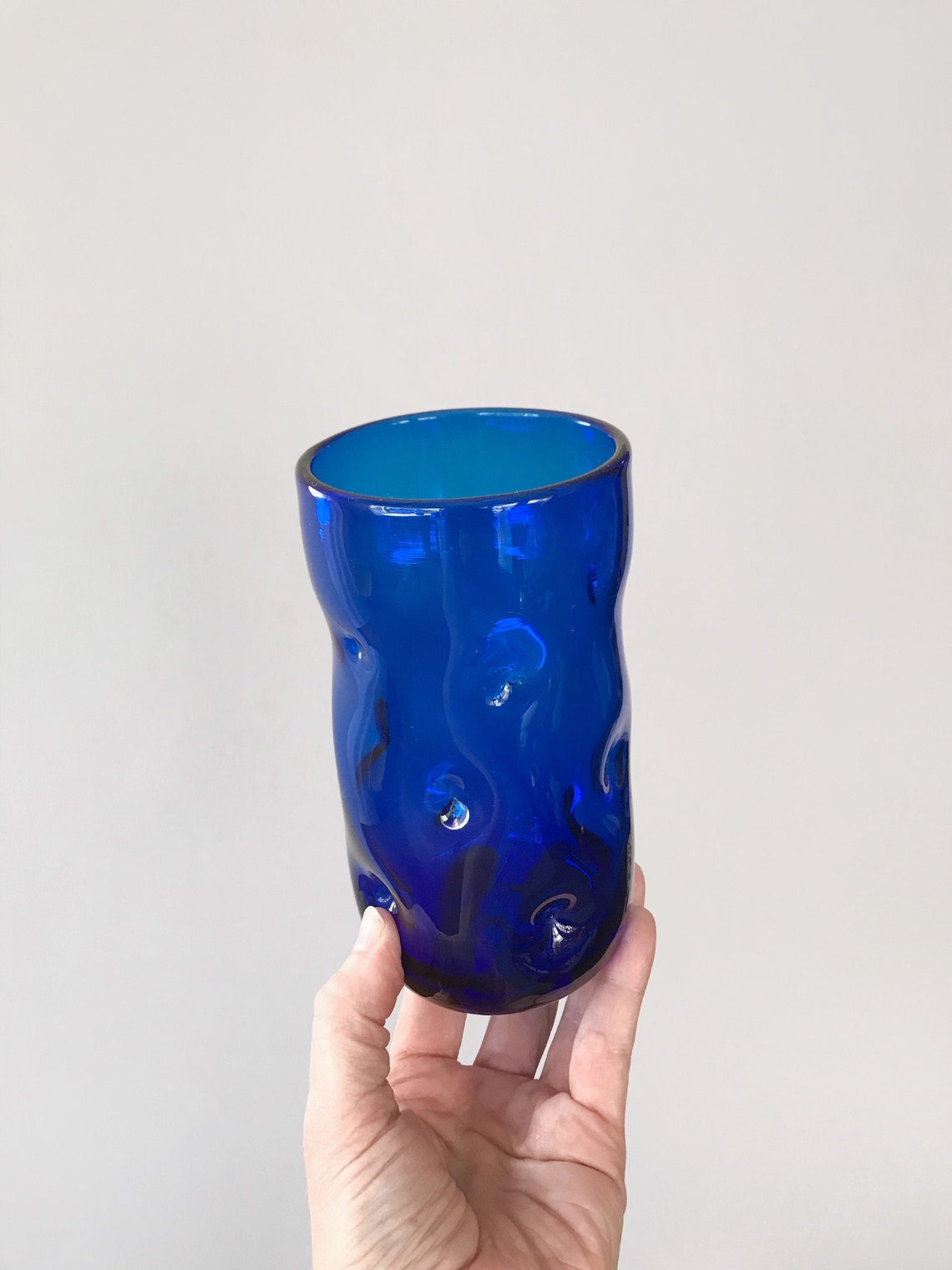 vintage blenko drinking glasses