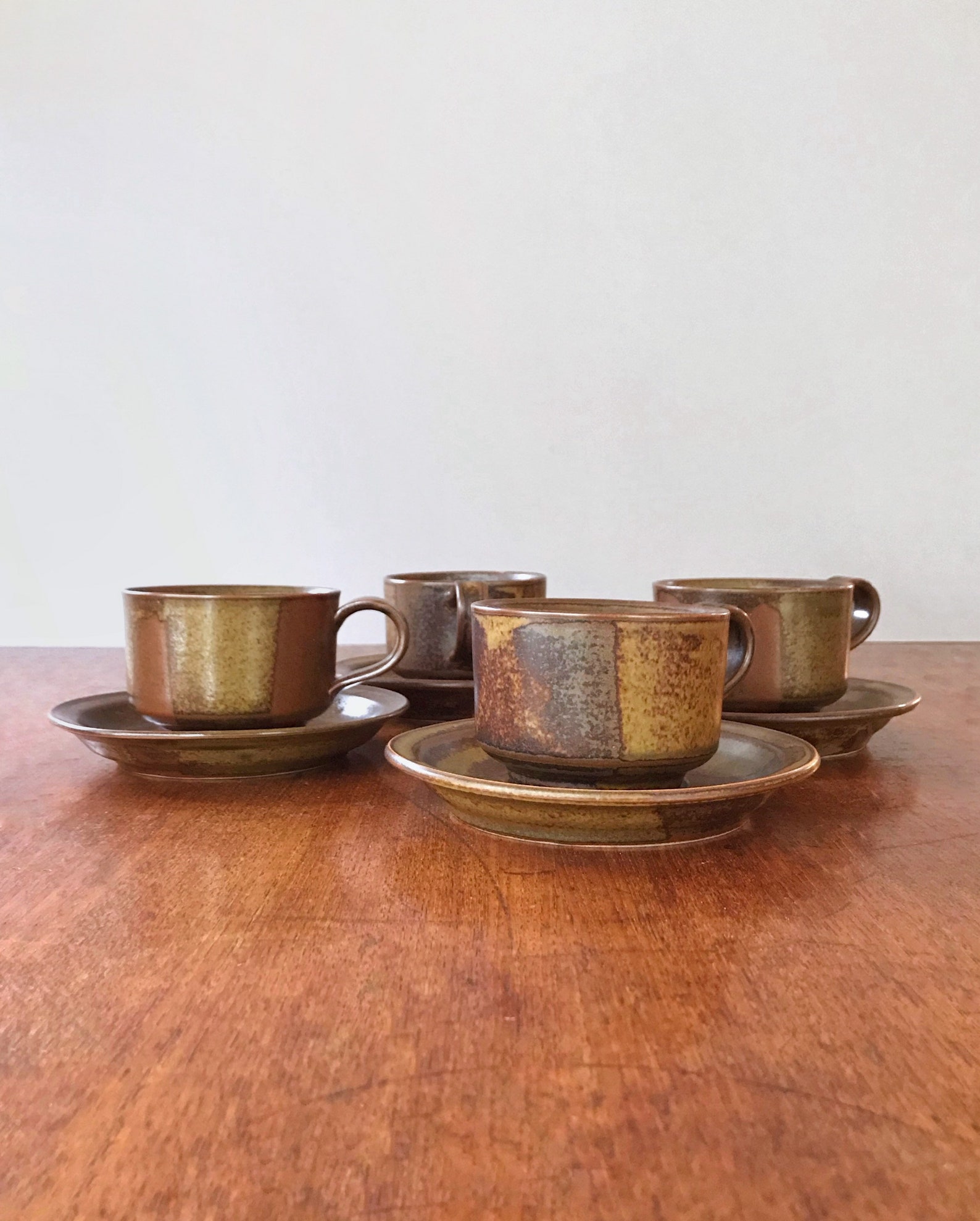 Four 4 Vintage Iron Mountain Stoneware 209 Etsy