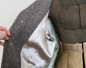Vintage Pendleton Black and White Wool Coat Jacket / Coat Vintage Pendleton Black and White Wool Coat Jacket / Coat