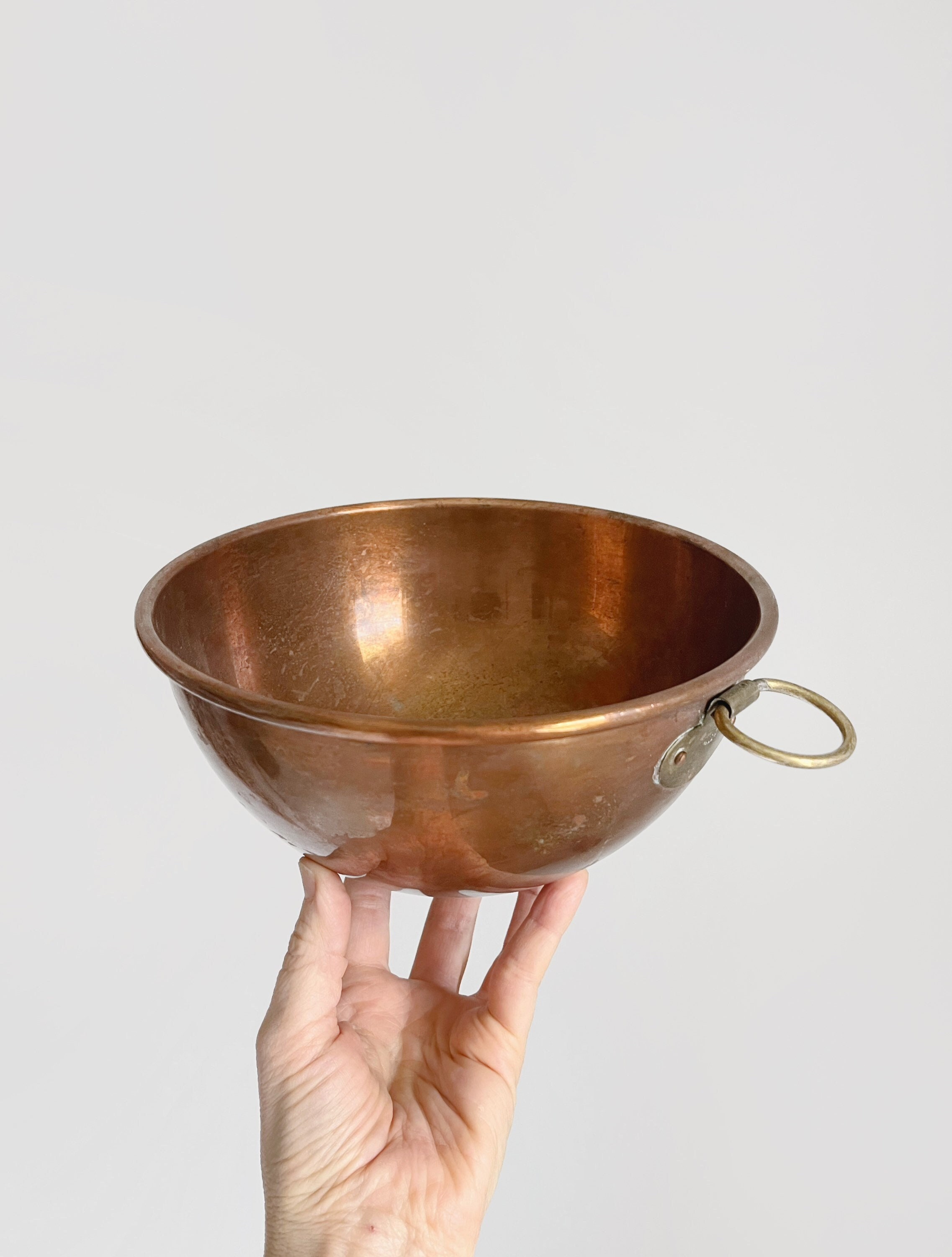 Antique Copper Mixing Bowl