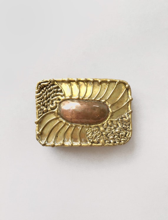 70s Handcrafted Embossed Brown Leather Belt with Antique Silver Buckle|  Nature-Inspired Artisan Accessory| Women's belt with Leaf etchings