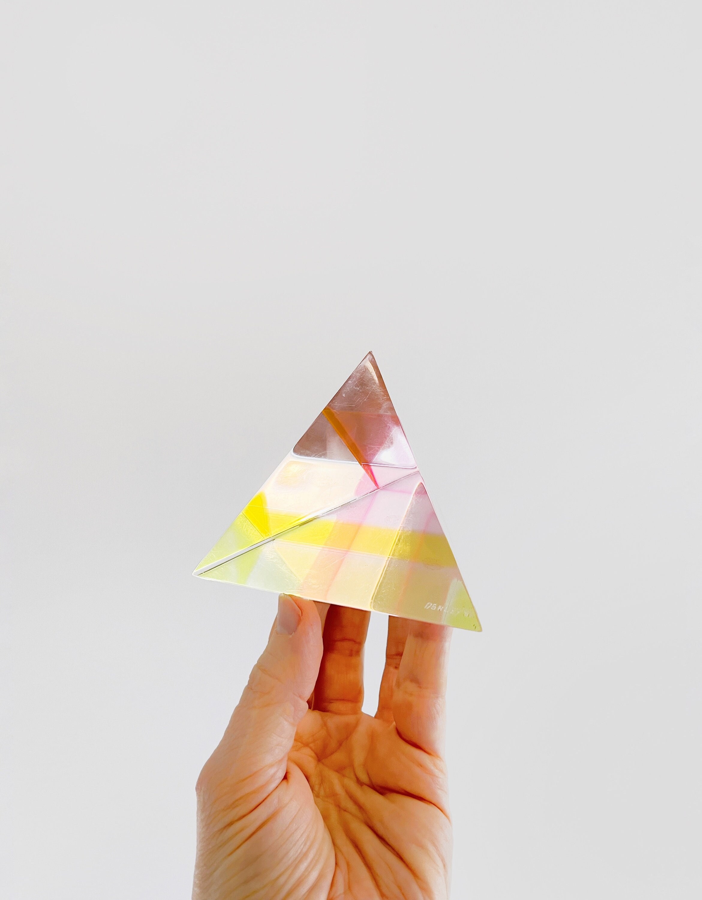 Statue deco,Prisme optique arc-en-ciel,verre de cristal,pyramide  rectangulaire,prisme polyèdre,prisme optique,verre - Type 18X22MM -  Cdiscount Maison
