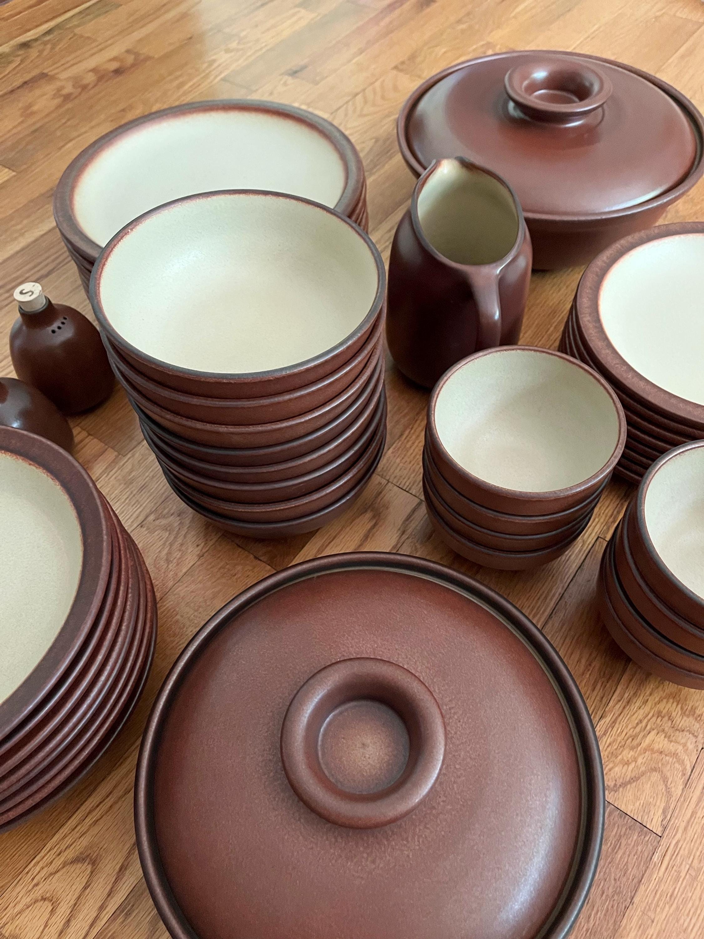 Single Vintage Heath Ceramics Rim Line Dessert Bowl Mojave