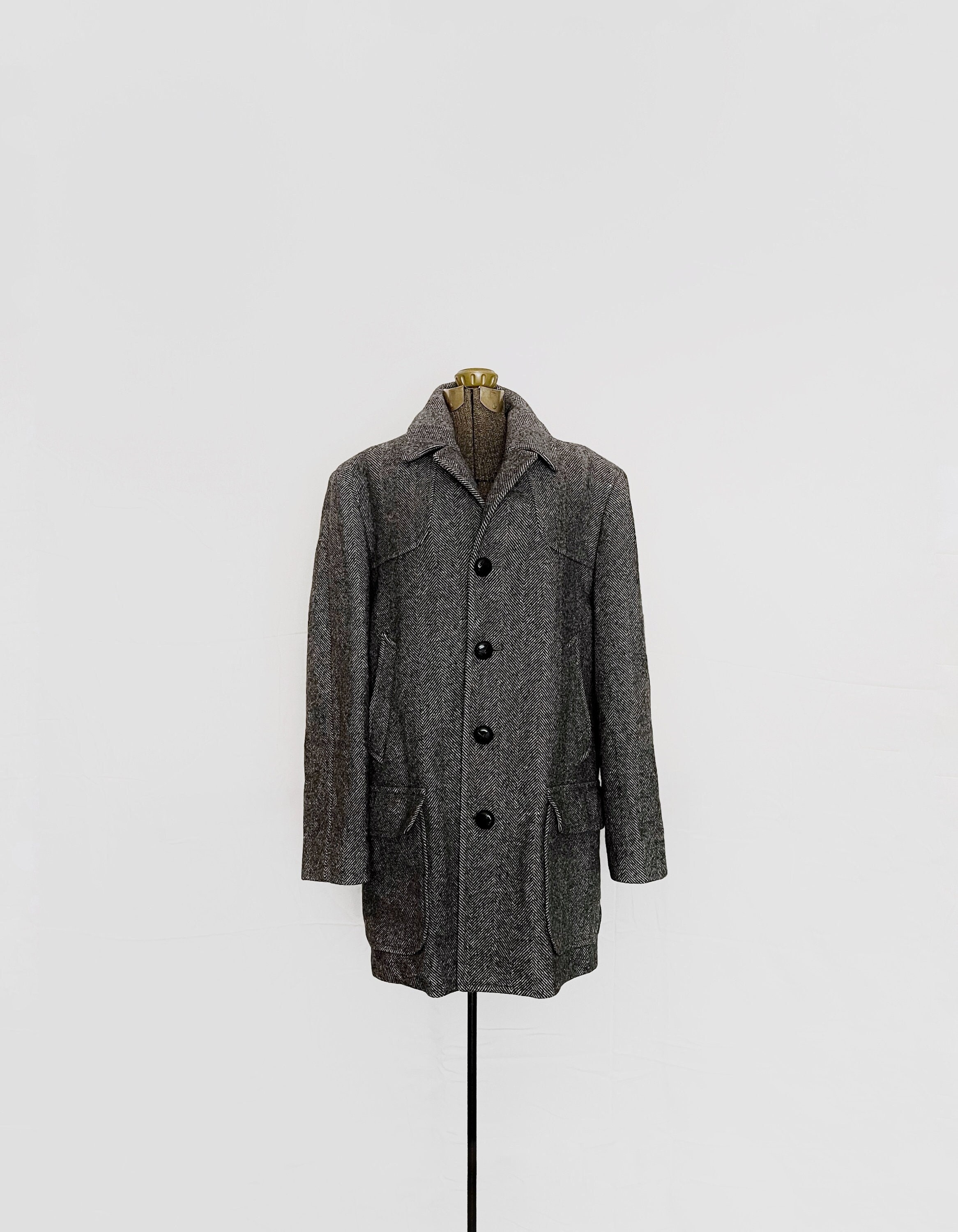 Vintage Pendleton Black and White Wool Coat Jacket / Coat Vintage Pendleton Black and White Wool Coat Jacket / Coat