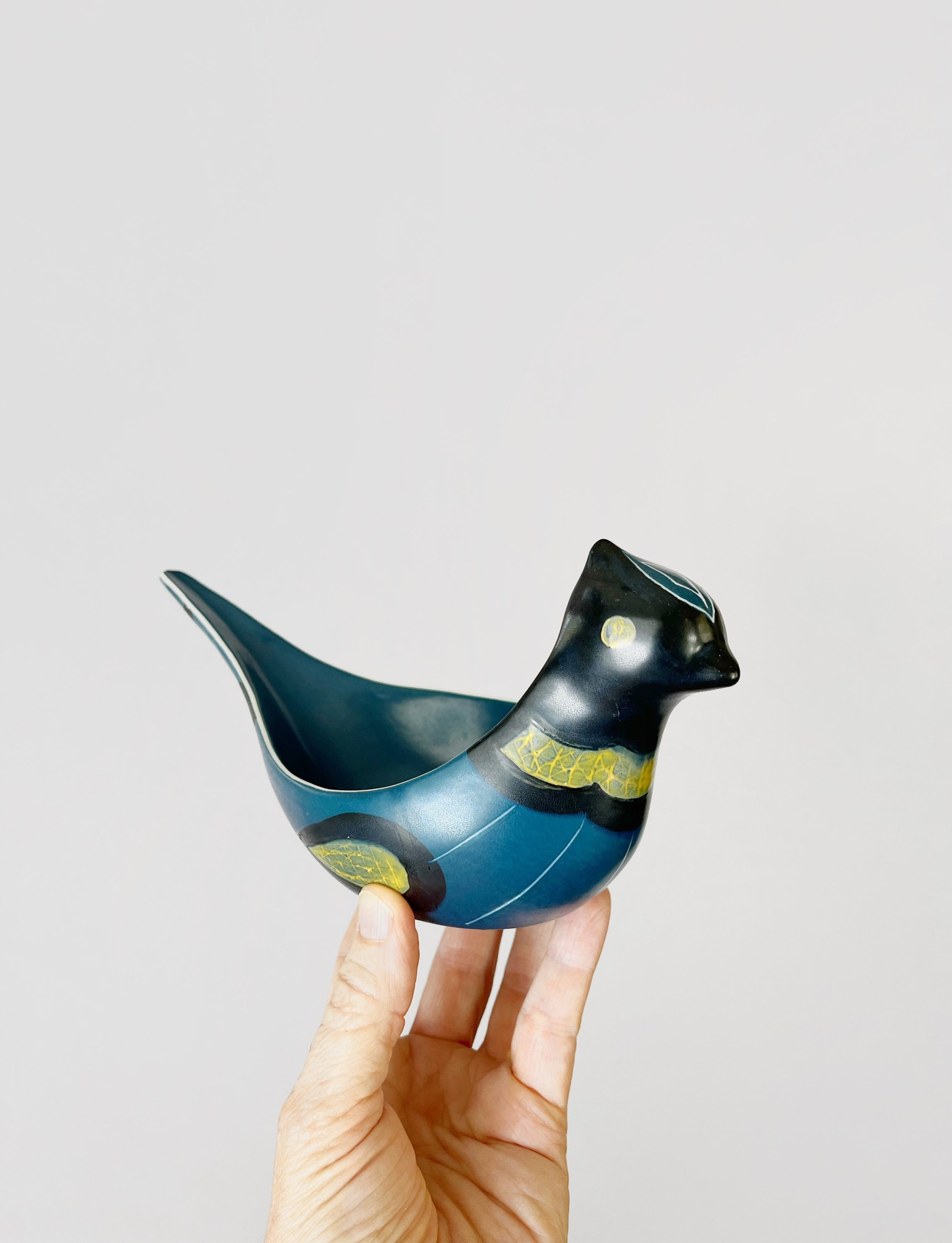 Jie ジィー 少女と小鳥 置物 ビンテージ Jie gantofta bird - Etsy 日本